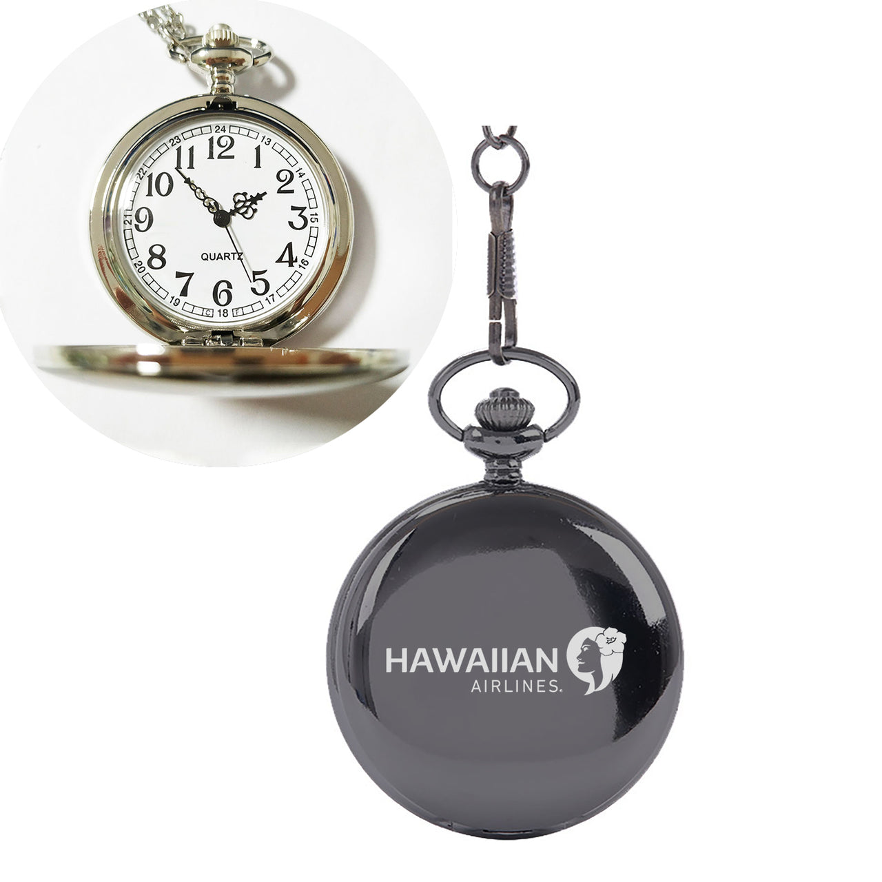 Hawaiian Airlines Designed Pocket Watches