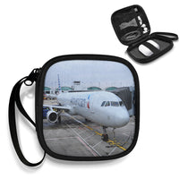 Thumbnail for American Airlines A321 Designed Portable Headphone Bag