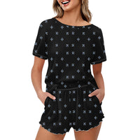 Thumbnail for Nice Airplanes (Black) 2 Designed Women Summer Home Suits