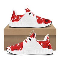 Thumbnail for Fly Be Free Red Designed Outdoor Sports Tennis Shoes