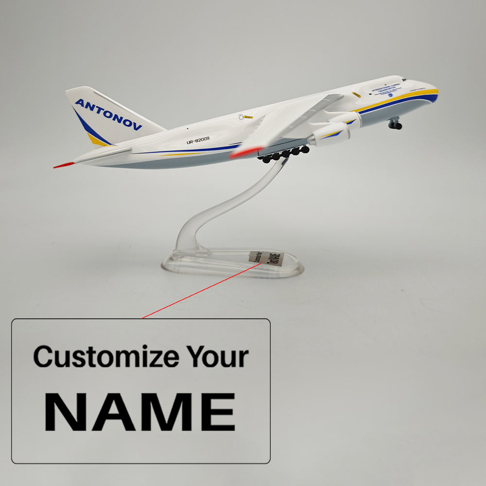 Ukrainian Antonov Ukraine An-124 (AN124)  Airplane Model (1/400 Scale)