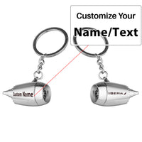 Thumbnail for Iberia Airlines Jet Engine Turbine Key Chains