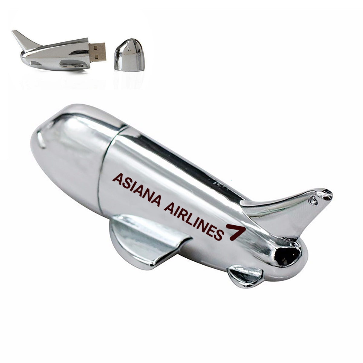 Asiana Airlines Designed Airplane Shape USB Drives