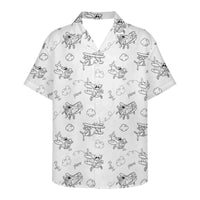 Thumbnail for Cartoon Planes   Designed 3D Hawaiian Shirts