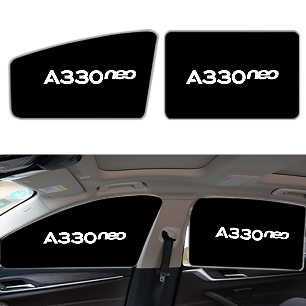 A330neo & Text Designed Car Sun Shade (Side window)