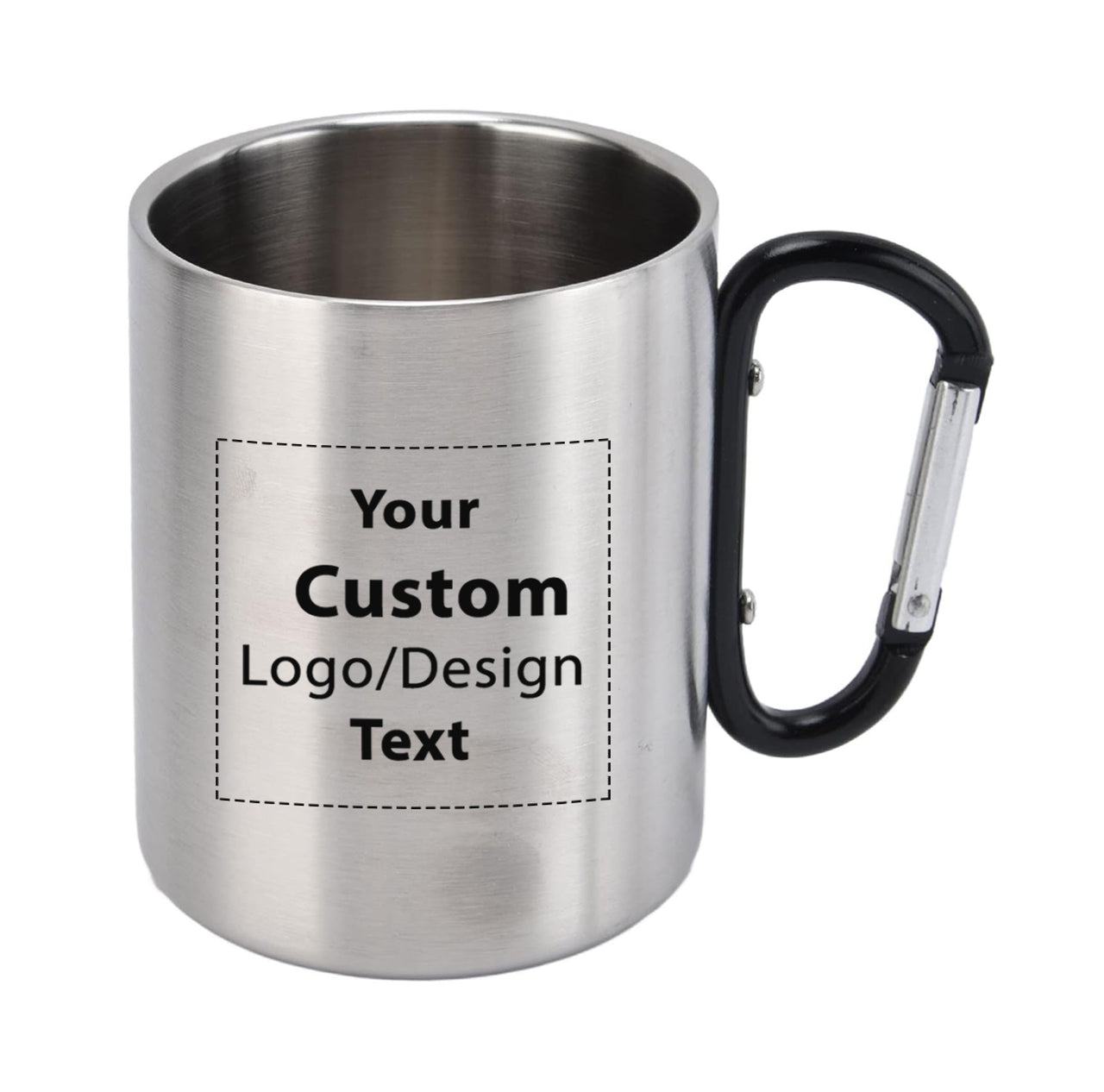 Custom Design Image Logo Designed Stainless Steel Outdoors Mugs