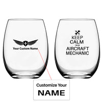 Thumbnail for Aircraft Mechanic Designed Water & Drink Glasses