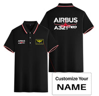 Thumbnail for Amazing Airbus A321neo Designed Stylish Polo T-Shirts (Double-Side)