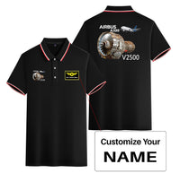 Thumbnail for Airbus A320 & V2500 Engine Designed Stylish Polo T-Shirts (Double-Side)