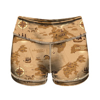 Thumbnail for Adventurer Designed Women Yoga Shorts Pants