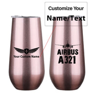 Thumbnail for Airbus A321 & Plane Designed 6oz Egg Cups
