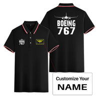 Thumbnail for Boeing 767 & Plane Designed Stylish Polo T-Shirts (Double-Side)