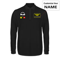Thumbnail for AV8R 2 Designed Long Sleeve Polo T-Shirts