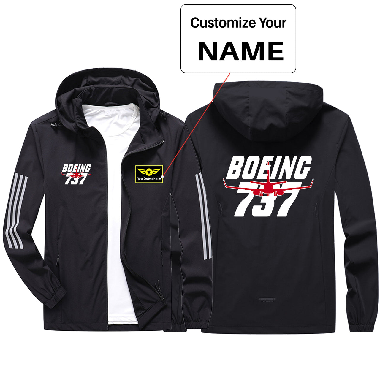 Amazing Boeing 737 Sport & Running Jackets
