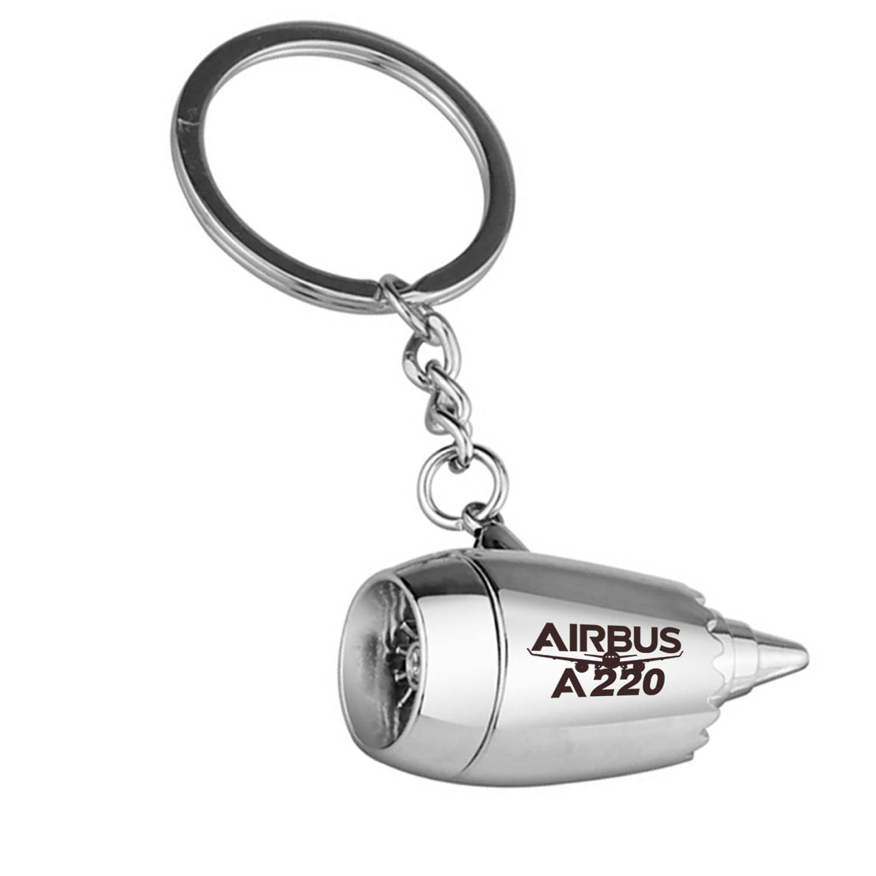 Amazing Airbus A220 Jet Engine Turbine Key Chains