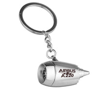 Thumbnail for Amazing Airbus A220 Jet Engine Turbine Key Chains