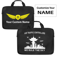 Thumbnail for Air Traffic Controllers - We Rule The Sky Designed Laptop & Tablet Bags