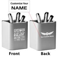 Thumbnail for Airline Pilot Label Designed Aluminium Alloy Pen Holders