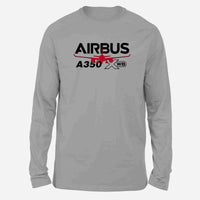 Thumbnail for Amazing Airbus A350 XWB Designed Long-Sleeve T-Shirts
