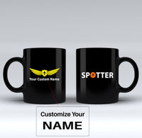 Thumbnail for Spotter Designed Black Mugs