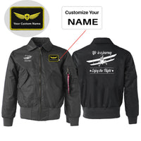 Thumbnail for Life is a journey Enjoy the Flight Designed Embroidered Patch Attachable Jackets