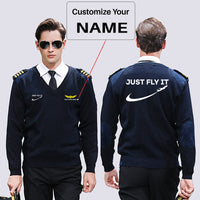 Thumbnail for Just Fly It 2 Designed Wool Pilot Sweaters