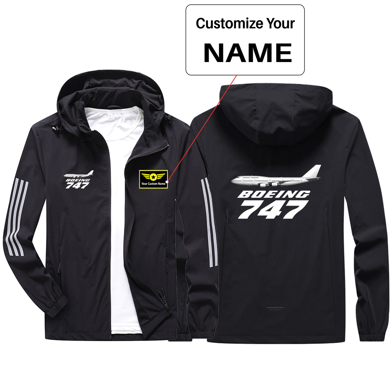 The Boeing 747 Sport & Running Jackets