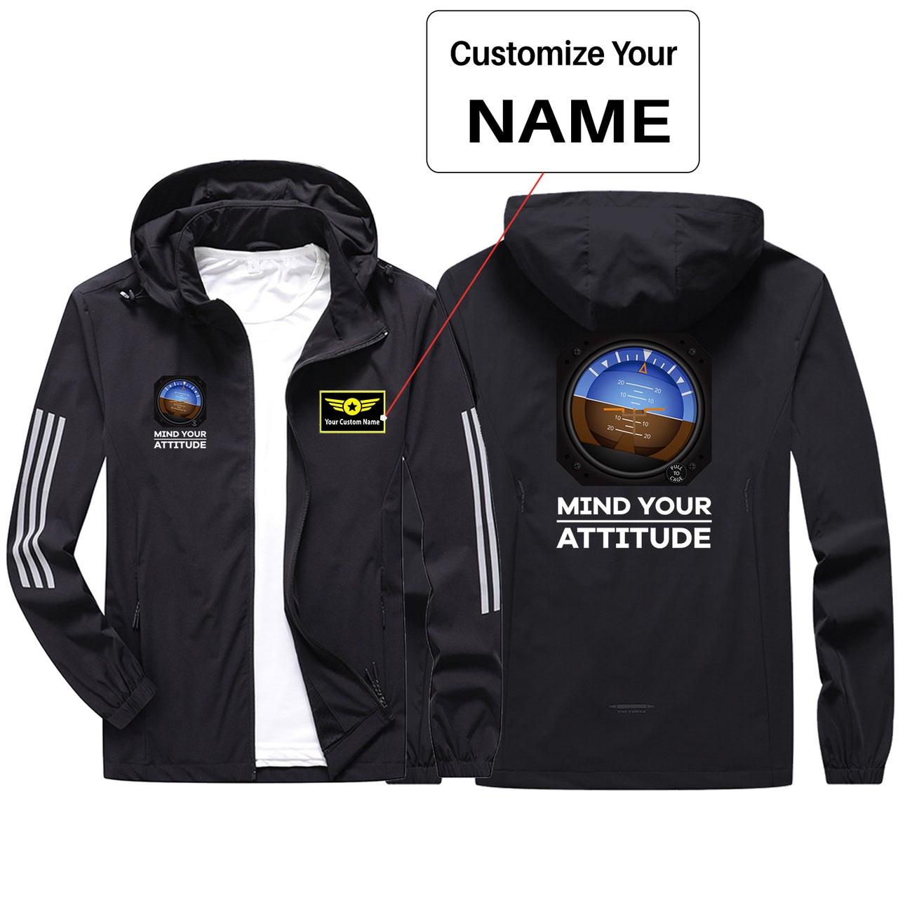 Mind Your Attitude Sport & Running Jackets
