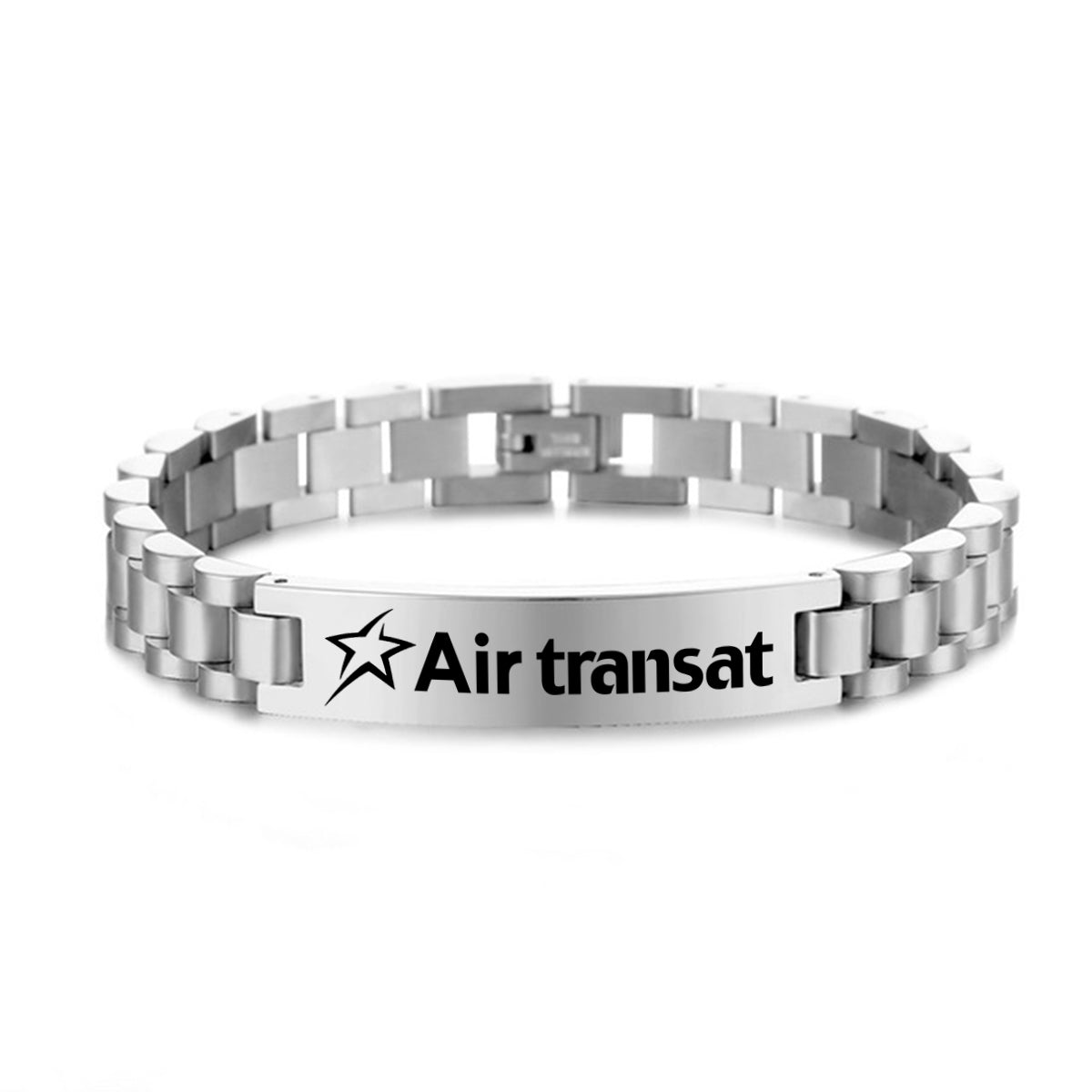 Air Transat Airlines Designed Stainless Steel Chain Bracelets