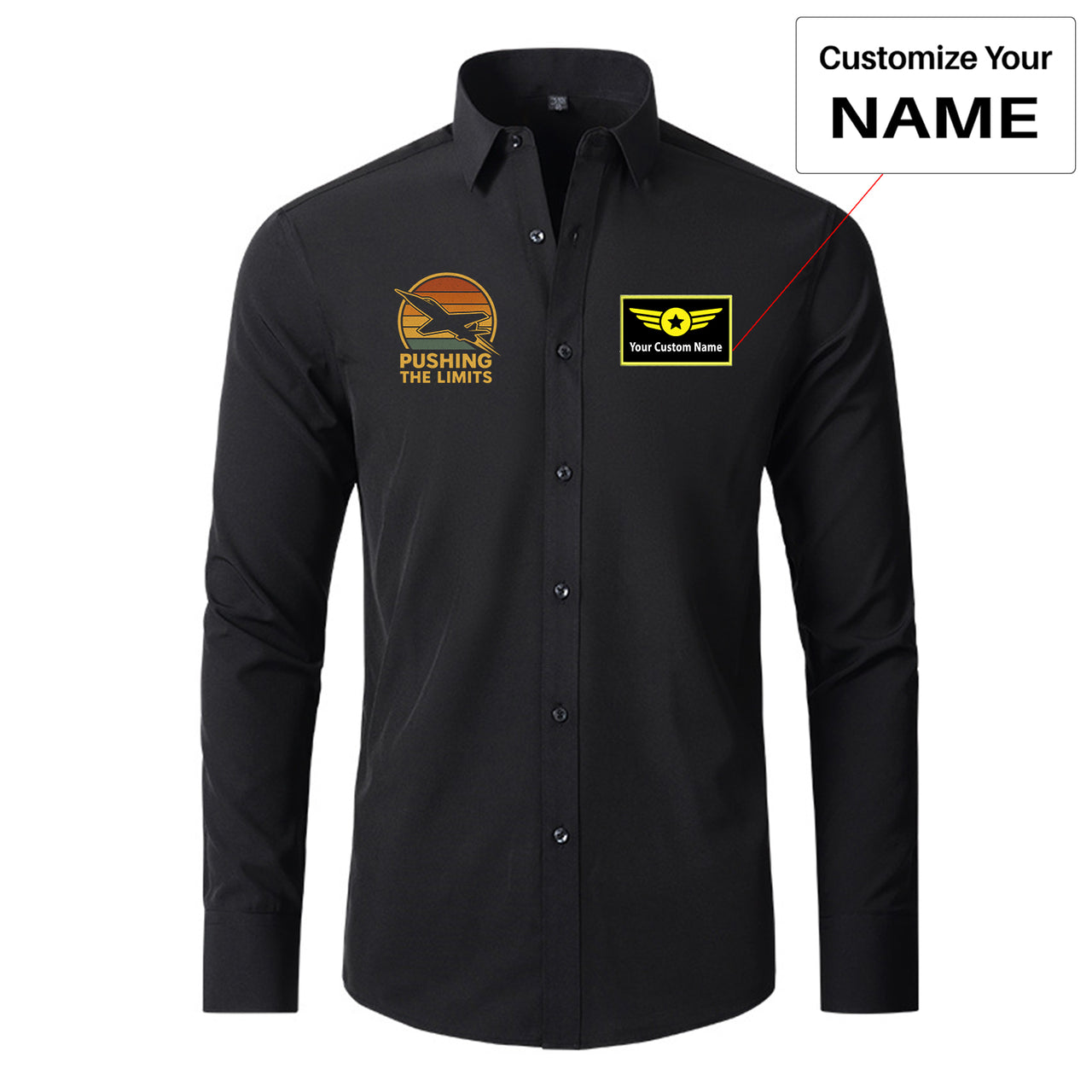 Pushing The Limits Retro Designed Long Sleeve Shirts