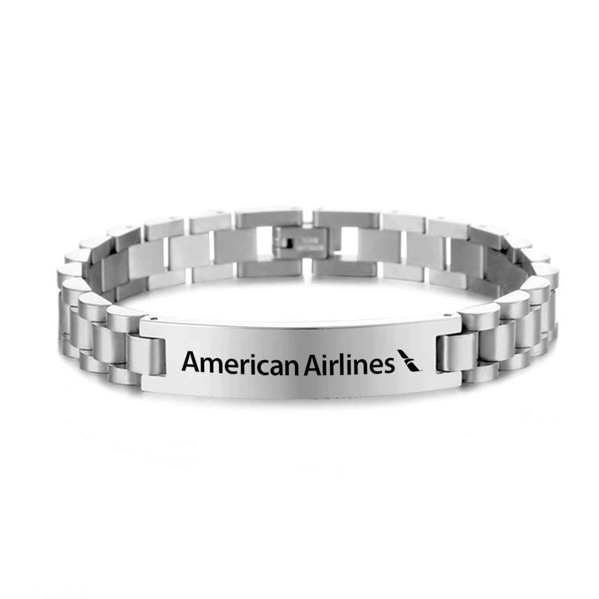 American Airlines Designed Stainless Steel Chain Bracelets