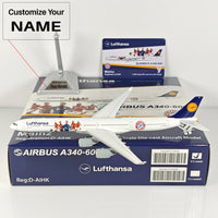 Thumbnail for Lufthansa Germany Airbus A340-600 Airplane Model 1/400 Scale
