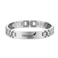Thumbnail for Ethiopian Airlines Designed Stainless Steel Chain Bracelets