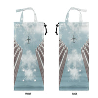 Thumbnail for Airplane Flying over Big Buildings Designed Car Folding Garbage Bags