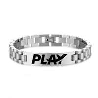 Thumbnail for Play Airlines Designed Stainless Steel Chain Bracelets