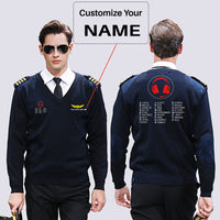 Thumbnail for Aviation Alphabet 3 Designed Wool Pilot Sweaters