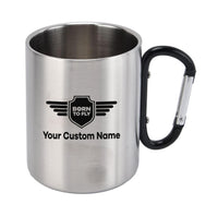 Thumbnail for Custom Name (Badge 5) Designed Stainless Steel Outdoors Mugs