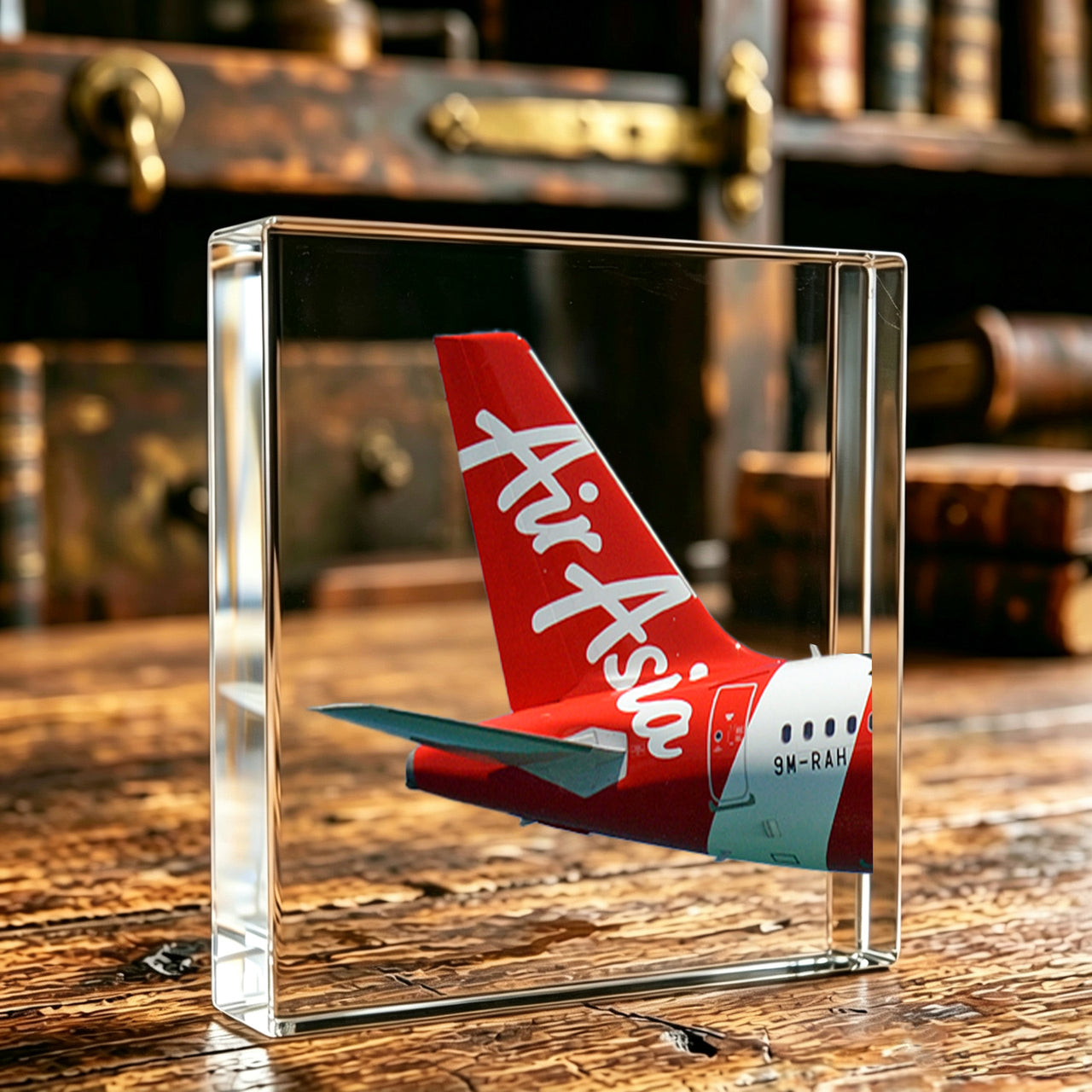 AirAsia Tail Logo Crystal Ornament