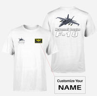 Thumbnail for The McDonnell Douglas F18 Designed Double-Side T-Shirts