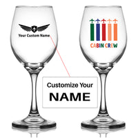 Thumbnail for Colourful Cabin Crew Designed Wine Glasses