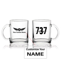 Thumbnail for Boeing 737 Designed Designed Coffee & Tea Glasses