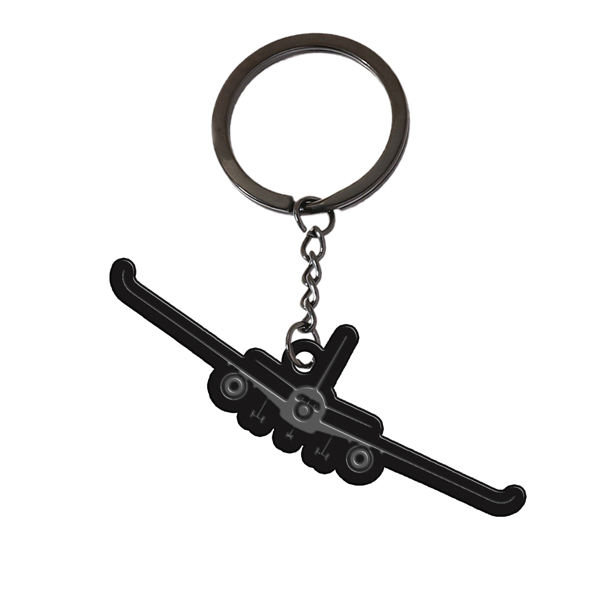 Airbus A350 Silhouette Designed Hollow Key Chains