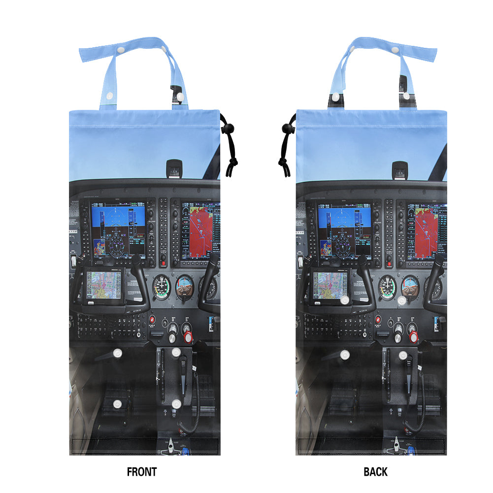 Cessna 172 Cockpit-Vertical Designed Car Folding Garbage Bags