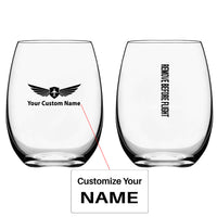 Thumbnail for Remove Before Flight 3 Designed Water & Drink Glasses