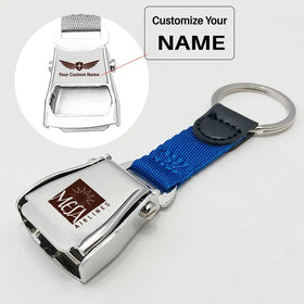 Mesa Airlines Airplane Seat Belt Key Chains