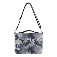 Thumbnail for Military Camouflage Army Gray Designed PU Accessories Bags Strap Style