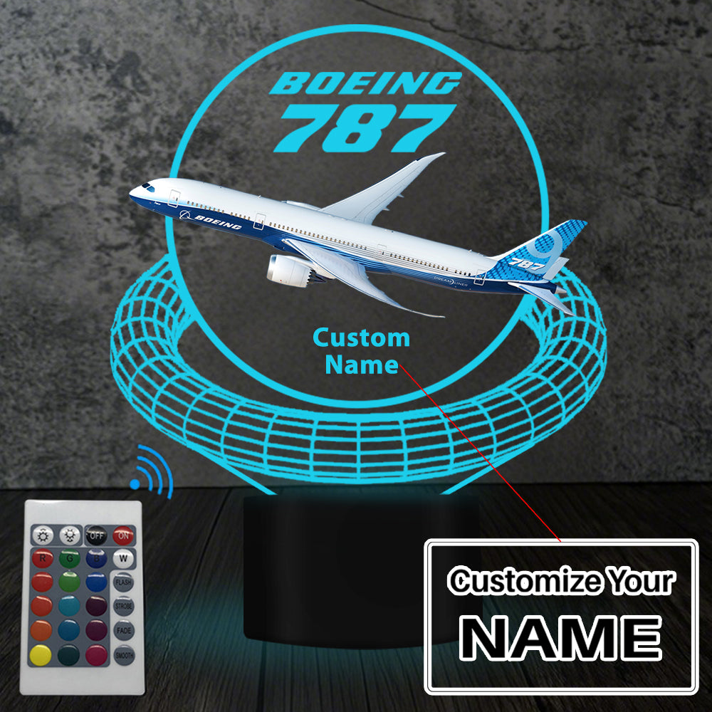 Boeing 787 Designed 3D Lamp