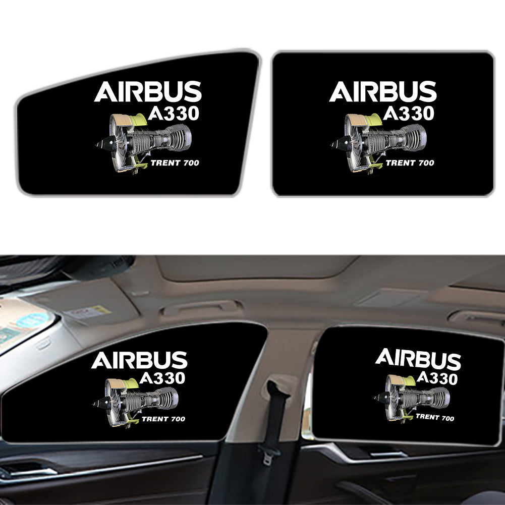 Airbus A330 & Trent 700 Engine Designed Car Sun Shade (Side window)