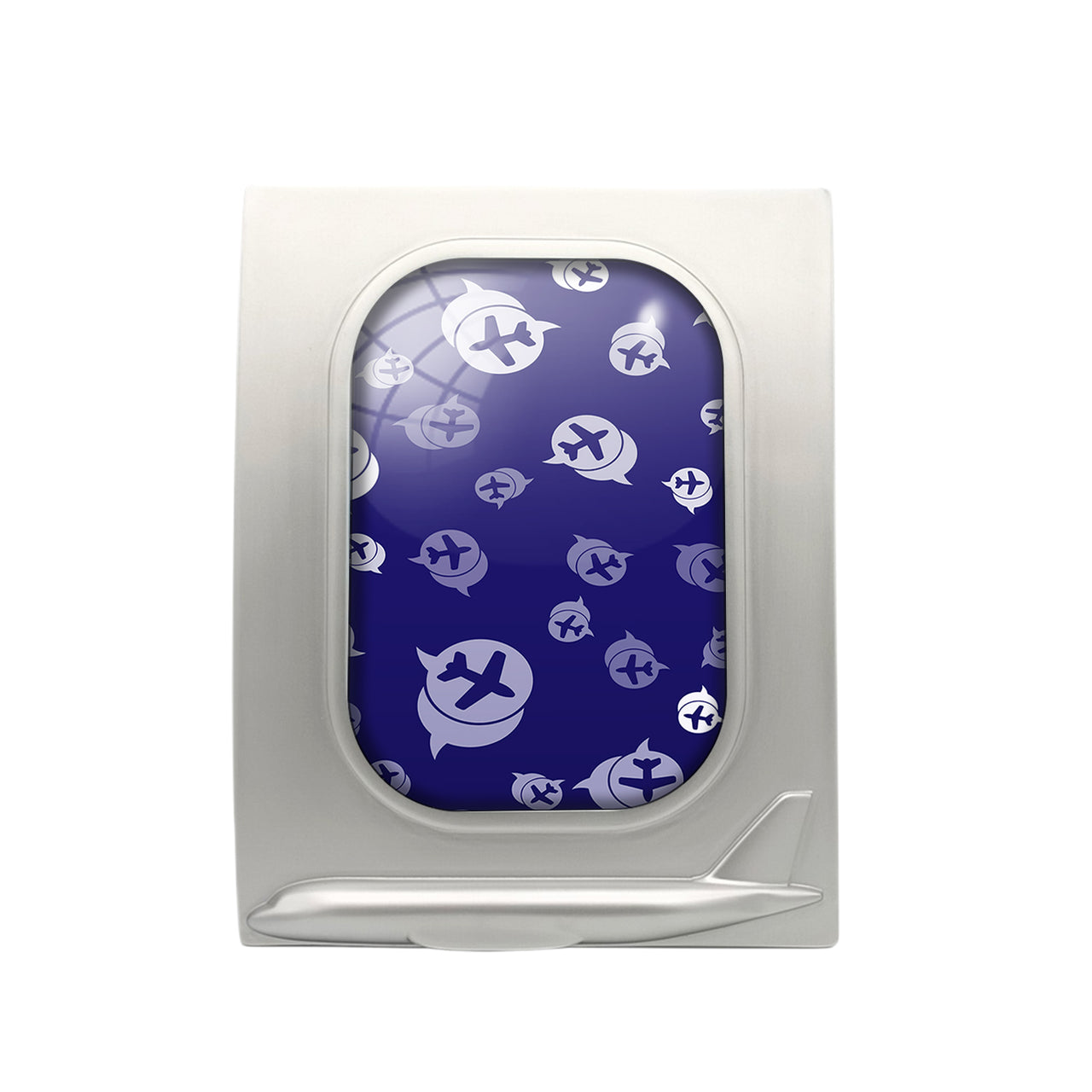 Airplane Notification Theme Designed Airplane Window Photo Frame