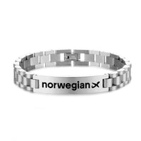 Thumbnail for Norwegian Airlines Designed Stainless Steel Chain Bracelets